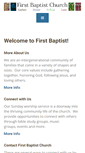 Mobile Screenshot of firstbaptistrichmond.com